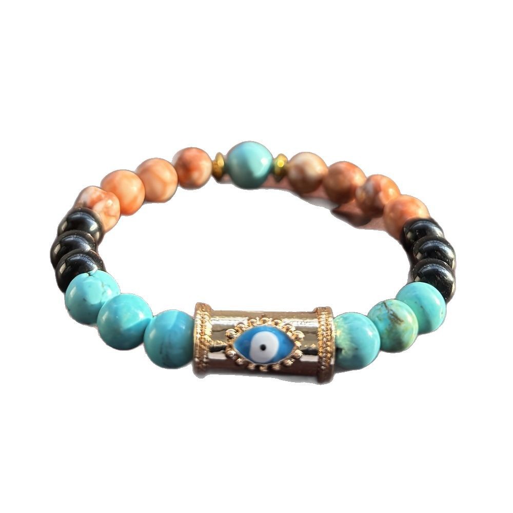 Blue Beaded Bracelet For Women