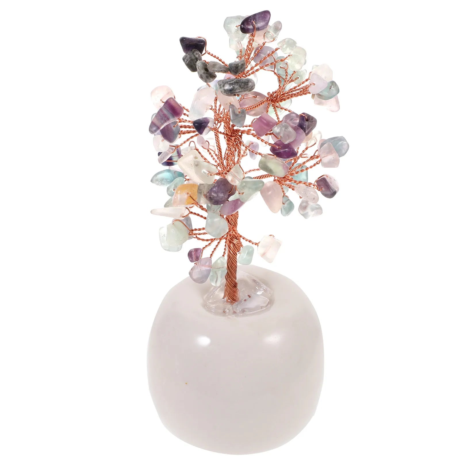 Crystal Bonsai Desktop Crystal Tree Ornament For Home Office Living Room Tabletop Decor Fortune Tree Decoration Health Wellness