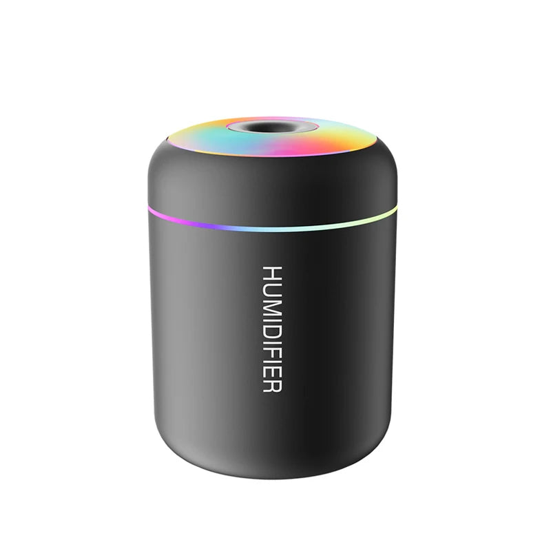 USB Air Humidifier LED Desktop Cool Mist Sprayer Aroma Diffuser Essential Oil Purifier for Home Bedroom
